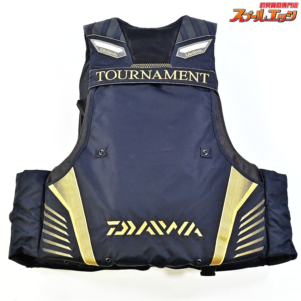 【ダイワ】 トーナメント バリアテック サイバーフロート DF-3007T フローティングベスト サイズXL カラートーナメントブラック DAIWA TOUNAMENT K_100