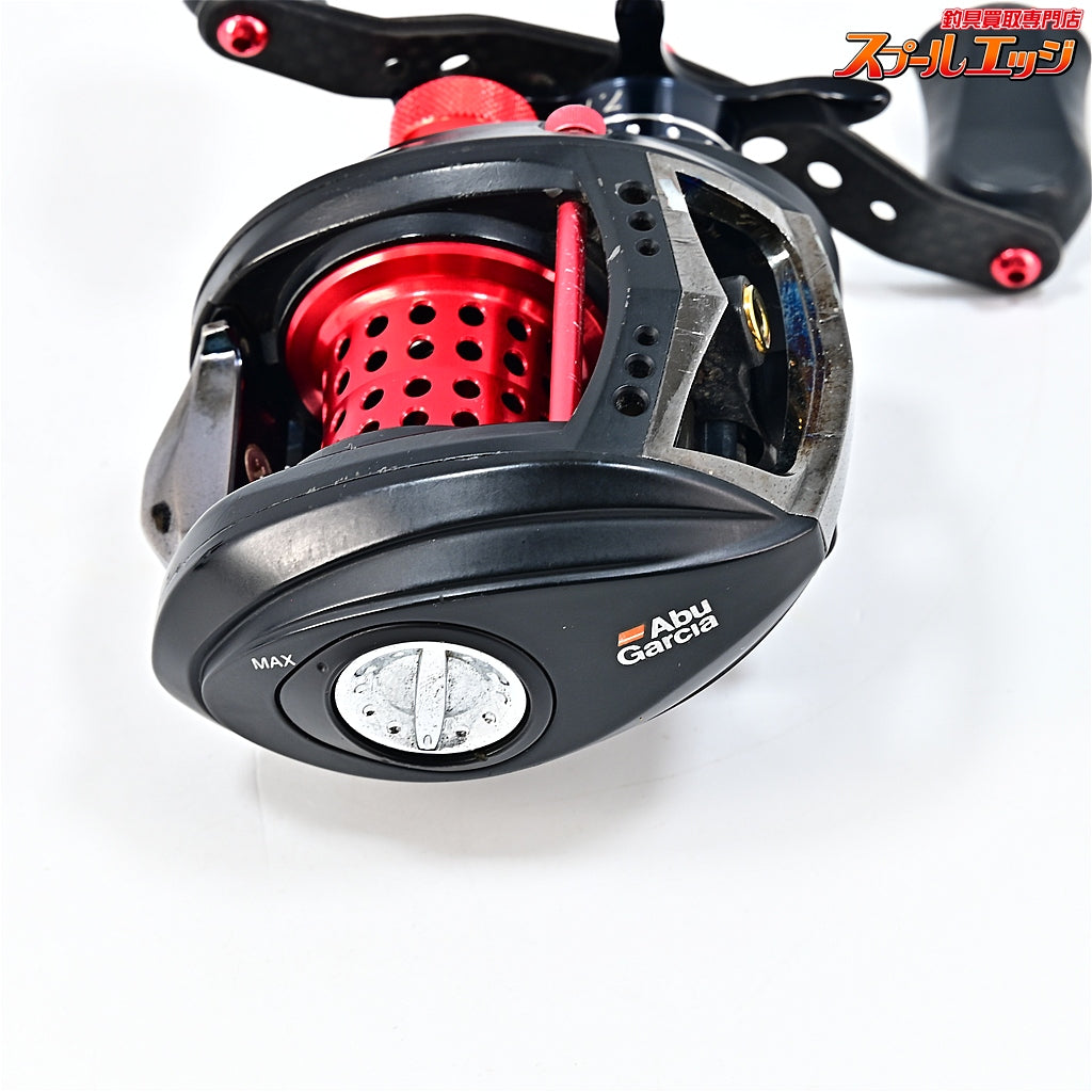 【アブガルシア】 アンバサダー レボ MGX-L ギア比7.1:1 KTF90mmオフセットカーボンハンドル/メカニカルキャップ&アブワークスシャロースプール装着 Abu Garcia Revo