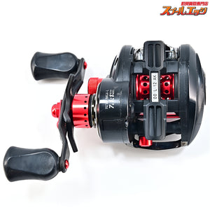 【アブガルシア】 アンバサダー レボ MGX-L ギア比7.1:1 KTF90mmオフセットカーボンハンドル/メカニカルキャップ&KTFオフセットカーボンスタードラグ&アブワークスシャロースプール装着 Abu Garcia Revo