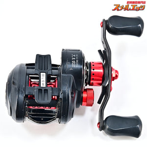 【アブガルシア】 アンバサダー レボ MGX-L ギア比7.1:1 KTF90mmオフセットカーボンハンドル/メカニカルキャップ&KTFオフセットカーボンスタードラグ&アブワークスシャロースプール装着 Abu Garcia Revo