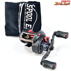 【アブガルシア】 アンバサダー レボ MGX-L SHS ギア比7.9:1 KTF90mmオフセットカーボンハンドル/メカニカルキャップ&アブワークスシャロースプール装着 Abu Garcia Revo