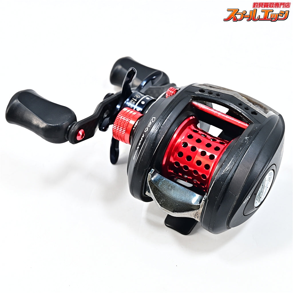 【アブガルシア】 アンバサダー レボ MGX-L SHS ギア比7.9:1 KTF90mmオフセットカーボンハンドル/メカニカルキャップ&アブワークスシャロースプール装着 Abu Garcia Revo