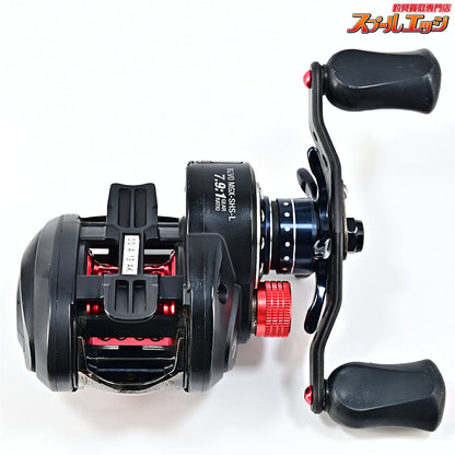 【アブガルシア】 アンバサダー レボ MGX-L SHS ギア比7.9:1 KTF90mmオフセットカーボンハンドル/メカニカルキャップ&アブワークスシャロースプール装着 Abu Garcia Revo