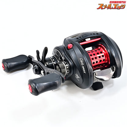 【アブガルシア】 アンバサダー レボ MGX-L ギア比7.1:1 KTF90mmオフセットカーボンハンドル&アブワークスシャロースプール装着 Abu Garcia Revo