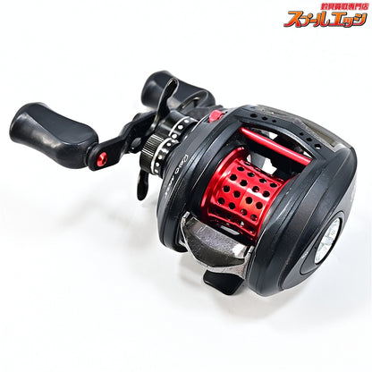 【アブガルシア】 アンバサダー レボ MGX-L ギア比7.1:1 KTF90mmオフセットカーボンハンドル&アブワークスシャロースプール装着 Abu Garcia Revo