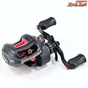【アブガルシア】 アンバサダー レボ MGX-L ギア比7.1:1 KTF90mmオフセットカーボンハンドル&アブワークスシャロースプール装着 Abu Garcia Revo