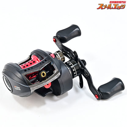 【アブガルシア】 アンバサダー レボ MGX-L ギア比7.1:1 KTF90mmオフセットカーボンハンドル&アブワークスシャロースプール装着 Abu Garcia Revo