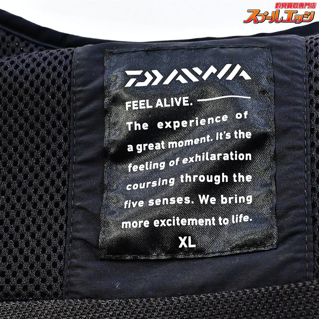 【ダイワ】 トーナメント バリアテック サイバーフロート DF-3007T フローティングベスト サイズXL カラートーナメントブラック DAIWA TOUNAMENT K_100
