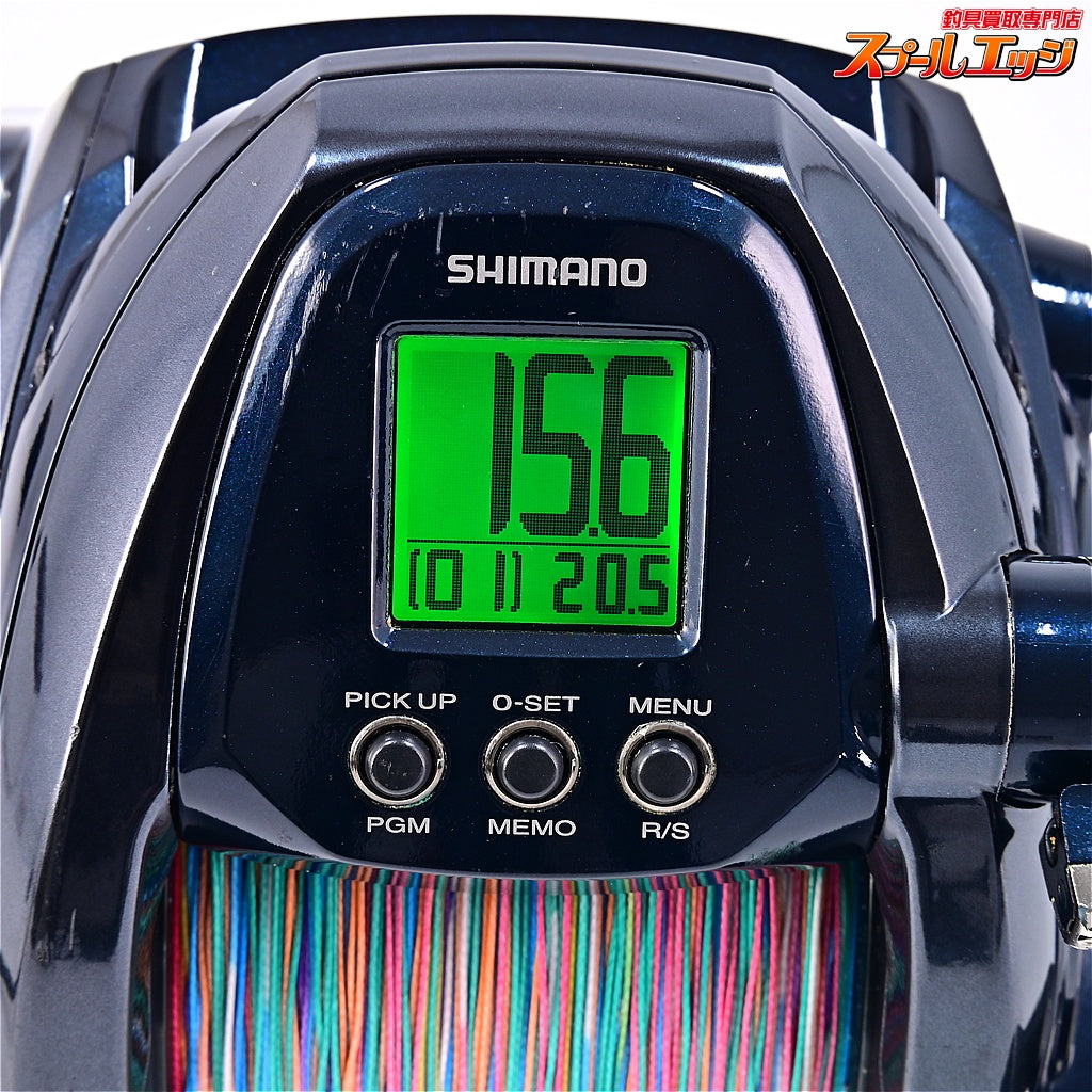 【シマノ】 20フォースマスター 6000 使用距離20.4km 使用97.5時間 非純正クランプ装着 SHIMANO FORCE MASTER