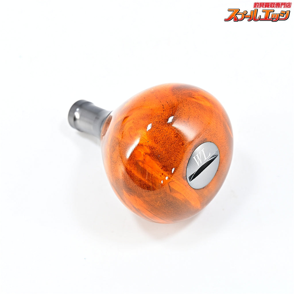 【ウォーターランド】 ウッドハンドルノブ サイズLL 45mm シマノ製 SW14000・18000・20000・30000用 Water Land WOOD HANDLE KNOB