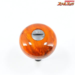 【ウォーターランド】 ウッドハンドルノブ サイズLL 45mm シマノ製 SW14000・18000・20000・30000用 Water Land WOOD HANDLE KNOB