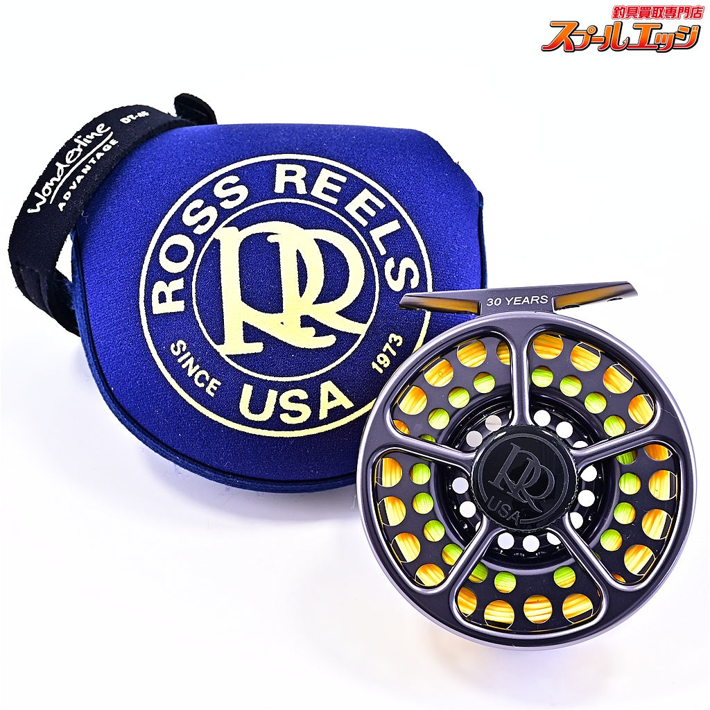 【ロスリール】 エボリューション2 ガンメタ 30周年記念モデル リール外形約81mm リール外幅33mm ROSS REELS Evolution2 30th Anniversary