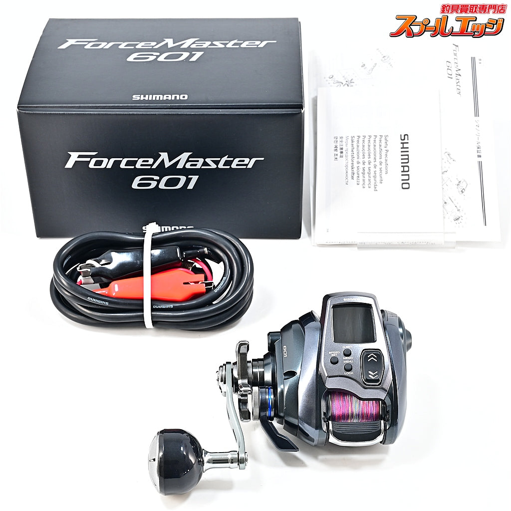 【シマノ】 24フォースマスター 601 使用距離96.1km 使用116時間 SHIMANO FORCE MASTER
