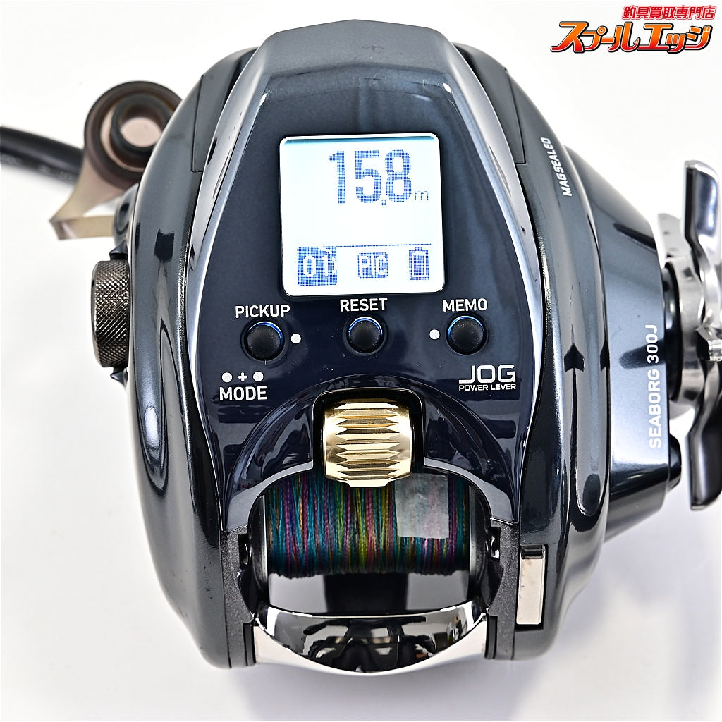 【ダイワ】 21シーボーグ 300J 使用距離19.6km 使用25時間 DAIWA SEABORG