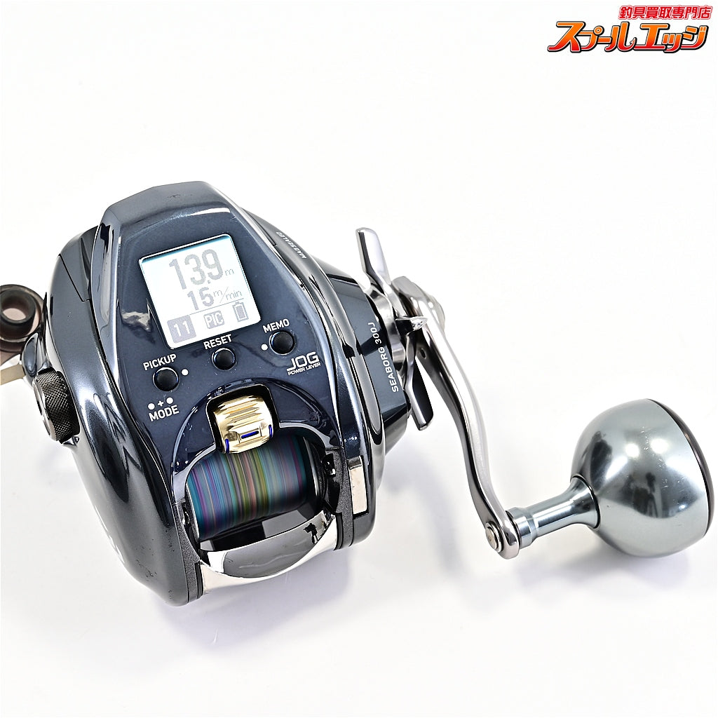 【ダイワ】 21シーボーグ 300J 使用距離19.6km 使用25時間 DAIWA SEABORG