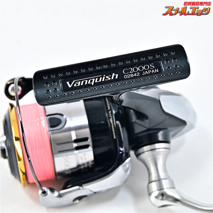 【シマノ】 12ヴァンキッシュ C2000S IOSファクトリー Sシステム&ラインローラーAIR&ZPIキャップインフラットノブ装着 SHIMANO Vanquish
