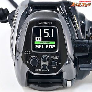 【シマノ】 22ビーストマスター 2000 使用距離29.6km 使用49時間 ビーストマスターMD6000 80/92mm純正ハンドル装着 SHIMANO BEAST-MASTER