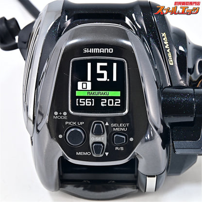 【シマノ】 22ビーストマスター 2000 使用距離29.6km 使用49時間 ビーストマスターMD6000 80/92mm純正ハンドル装着 SHIMANO BEAST-MASTER