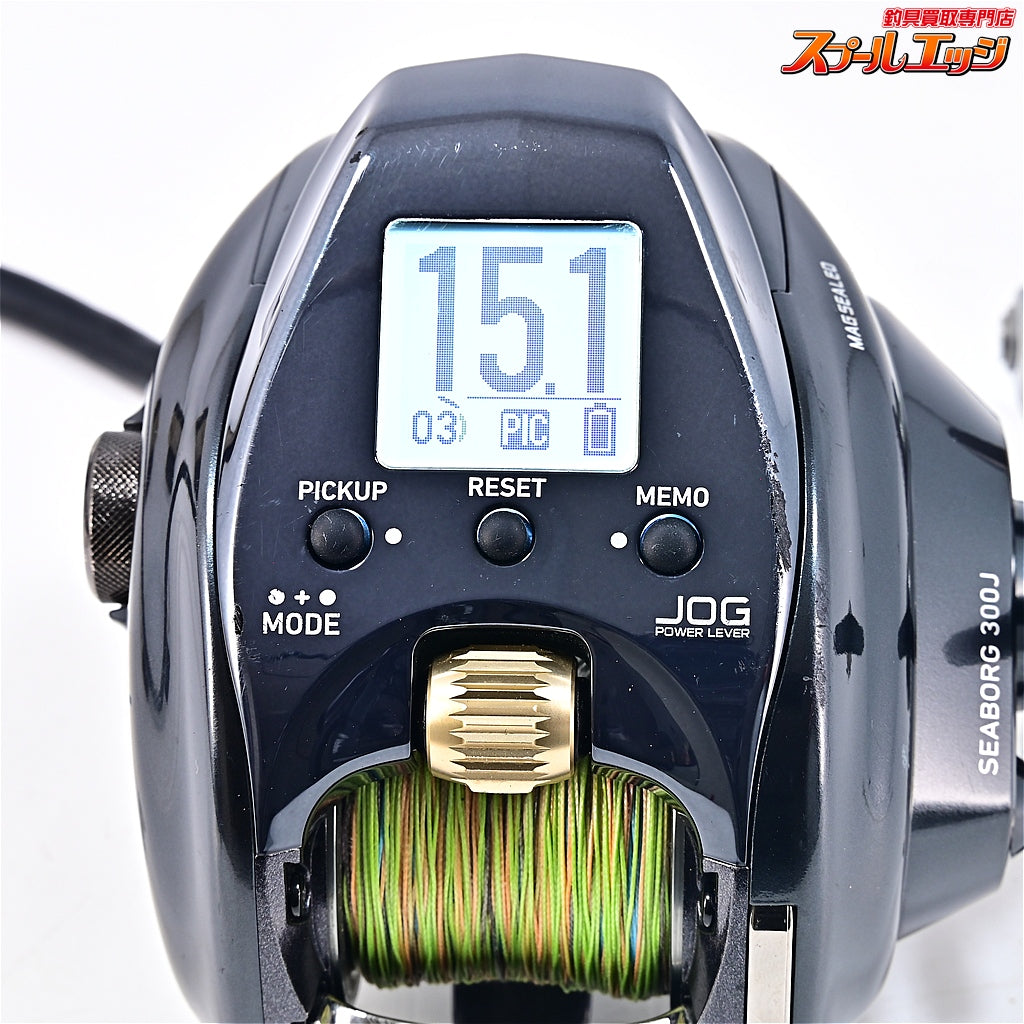 【ダイワ】 21シーボーグ 300J 使用距離22.3km 使用50時間 DAIWA SEABORG