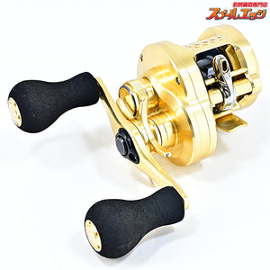 【シマノ】 21カルカッタコンクエスト 100HG 夢屋EVAハンドルノブI型ロング装着 SHIMANO CALCUTTA CONQUEST