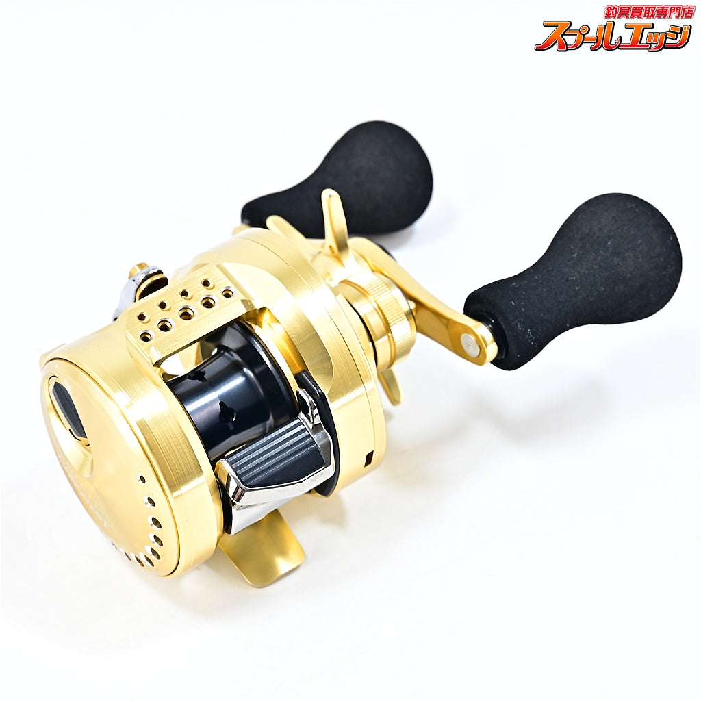 【シマノ】 21カルカッタコンクエスト 100HG 夢屋EVAハンドルノブI型ロング装着 SHIMANO CALCUTTA CONQUEST