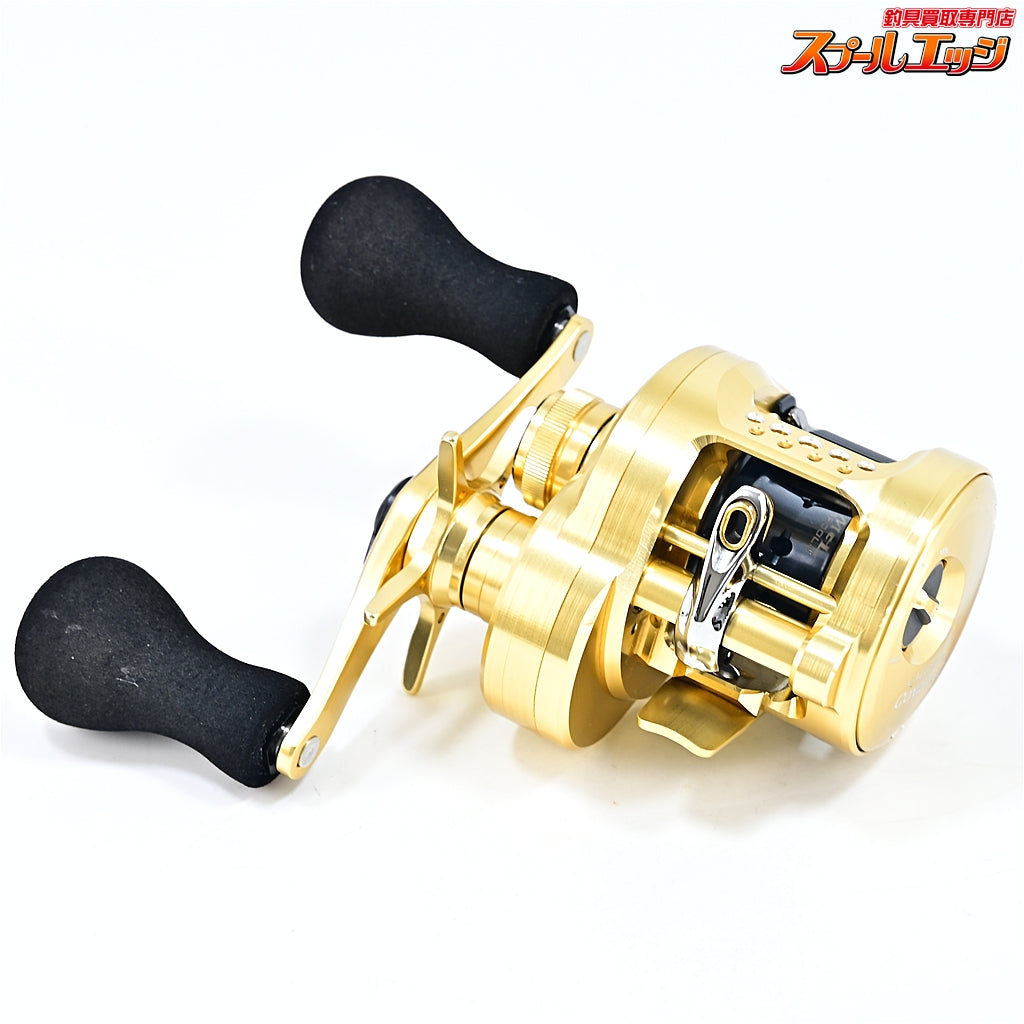【シマノ】 21カルカッタコンクエスト 100HG 夢屋EVAハンドルノブI型ロング装着 SHIMANO CALCUTTA CONQUEST