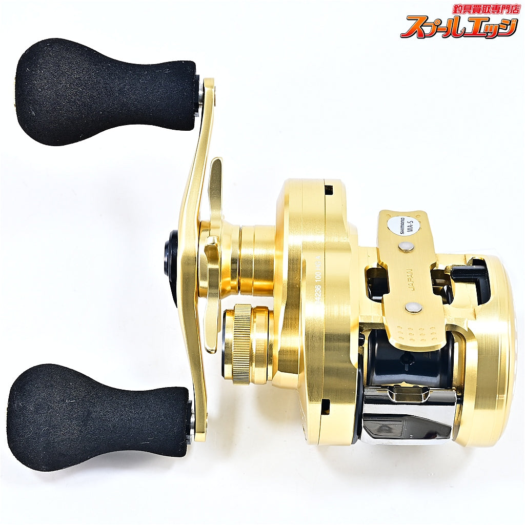 【シマノ】 21カルカッタコンクエスト 100HG 夢屋EVAハンドルノブI型ロング装着 SHIMANO CALCUTTA CONQUEST