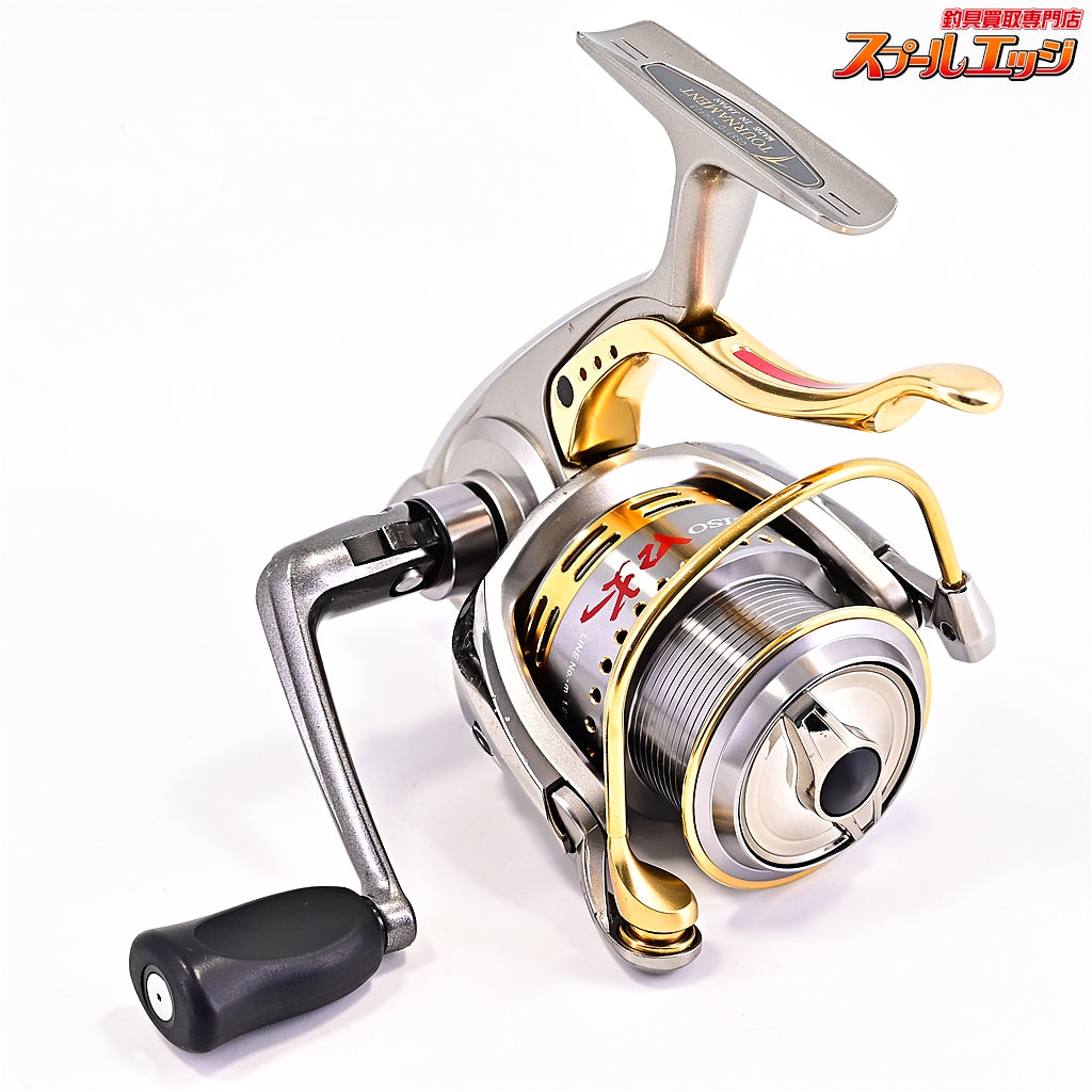 【ダイワ】 06トーナメント ISO Z2500LB RCS ISO口太スプール装着 メーカー不明55mmハンドル装着 DAIWA TOURNAMENT