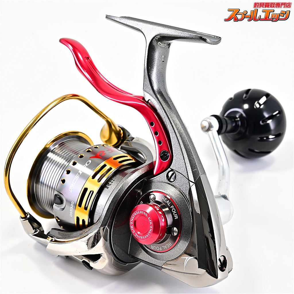 【ダイワ】 07トーナメント ISOZ 競技LB カスタムボディ RCS ISO口太スプール&45mmマシンカットハンドル&アルミラウンドノブL ブラック&GSKダイワ磯LBリール用ハンドルキャップレッド装着 DAIWA TOURNAMENT KYOGI