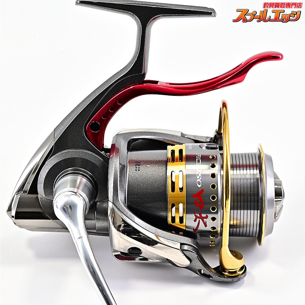 【ダイワ】 07トーナメント ISOZ 競技LB カスタムボディ RCS ISO口太スプール&45mmマシンカットハンドル&アルミラウンドノブL ブラック&GSKダイワ磯LBリール用ハンドルキャップレッド装着 DAIWA TOURNAMENT KYOGI