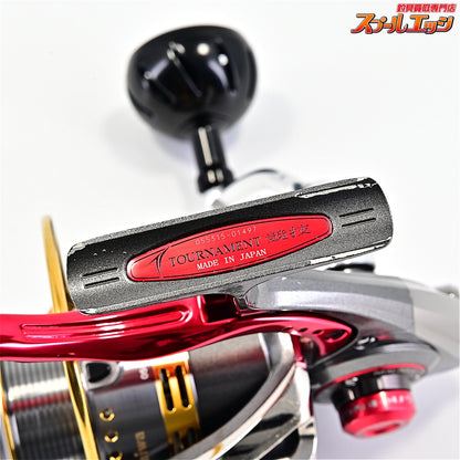 【ダイワ】 07トーナメント ISOZ 競技LB カスタムボディ RCS ISO口太スプール&45mmマシンカットハンドル&アルミラウンドノブL ブラック&GSKダイワ磯LBリール用ハンドルキャップレッド装着 DAIWA TOURNAMENT KYOGI