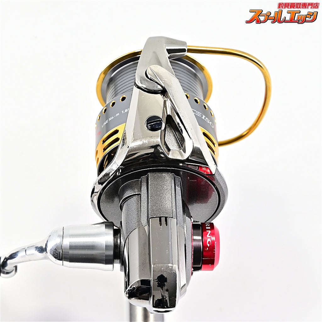 【ダイワ】 07トーナメント ISOZ 競技LB カスタムボディ RCS ISO口太スプール&45mmマシンカットハンドル&アルミラウンドノブL ブラック&GSKダイワ磯LBリール用ハンドルキャップレッド装着 DAIWA TOURNAMENT KYOGI