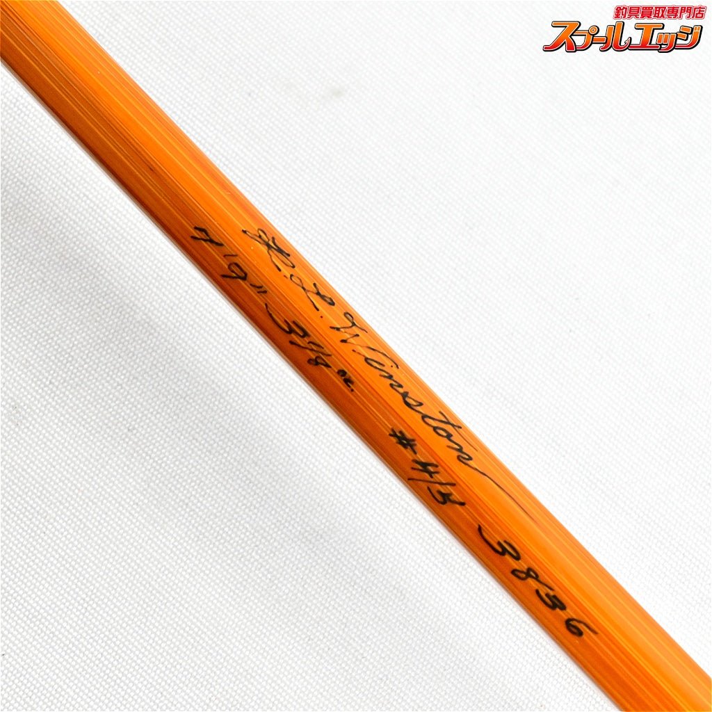 【RLウィンストン】 バンブーロッド 7.9ft 3-1/8oz #4/5 75周年アニバーサリーリミテッドエディション シリアル24/75本 R.L.Winston 75th Anniversary Limited Edition Bamboo Rod ヤマメ イワナ アマゴ K_127