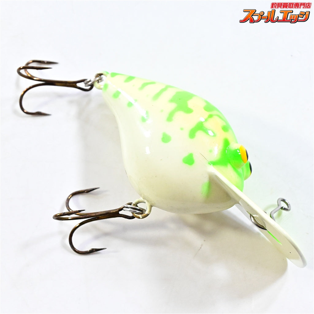 【バルサ50】 オリジナル ディープ グリーンコーチ 西岡サイン入り 非純正フック装着 BALSA Deep 淡水用ルアー K_060