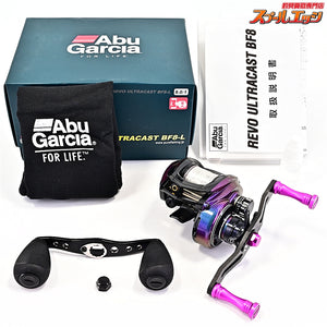 【アブガルシア】 レボ ウルトラキャスト BF8-L カスタムカーボンハンドル95mm装着 Abu Garcia REVO ULTRACAST