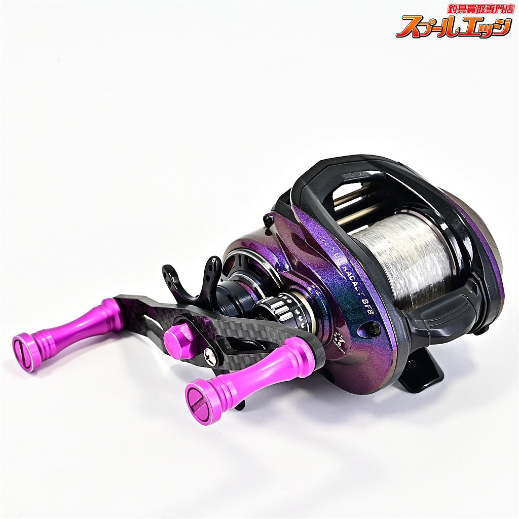 【アブガルシア】 レボ ウルトラキャスト BF8-L カスタムカーボンハンドル95mm装着 Abu Garcia REVO ULTRACAST