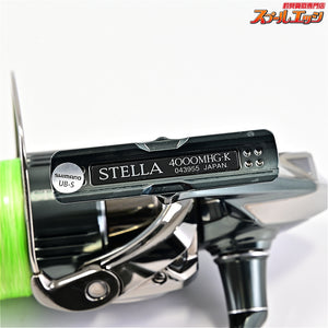 【シマノ】 22ステラ 4000MHG 純正T型ハンドルノブ付 SHIMANO STELLA