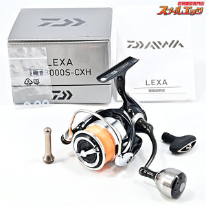 【ダイワ】 19レグザ LT 3000S-CXH ゴメクサスアルミ30mmパワーハンドルノブ装着 ZPIリールスタンドライト シルバー付 DAIWA LEXA