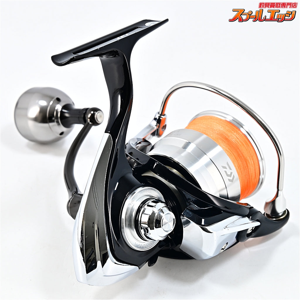 【ダイワ】 19レグザ LT 3000S-CXH ゴメクサスアルミ30mmパワーハンドルノブ装着 ZPIリールスタンドライト シルバー付 DAIWA LEXA