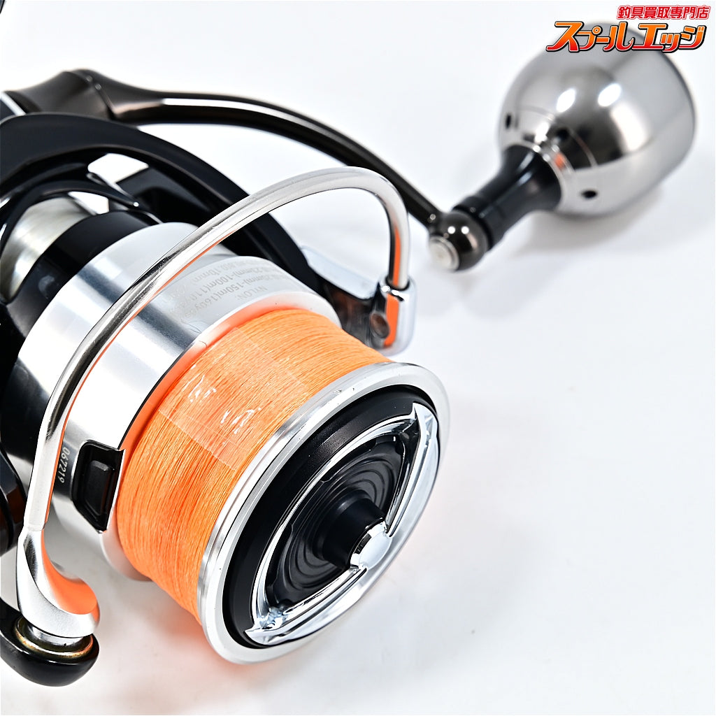 【ダイワ】 19レグザ LT 3000S-CXH ゴメクサスアルミ30mmパワーハンドルノブ装着 ZPIリールスタンドライト シルバー付 DAIWA LEXA