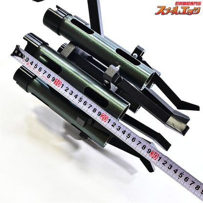 【ノーブランド】 ロッドスタンド 6本仕様 グリーン 3Dプリンター製作品 ハンドメイド品 エリアトラウト RODSTAND K_100