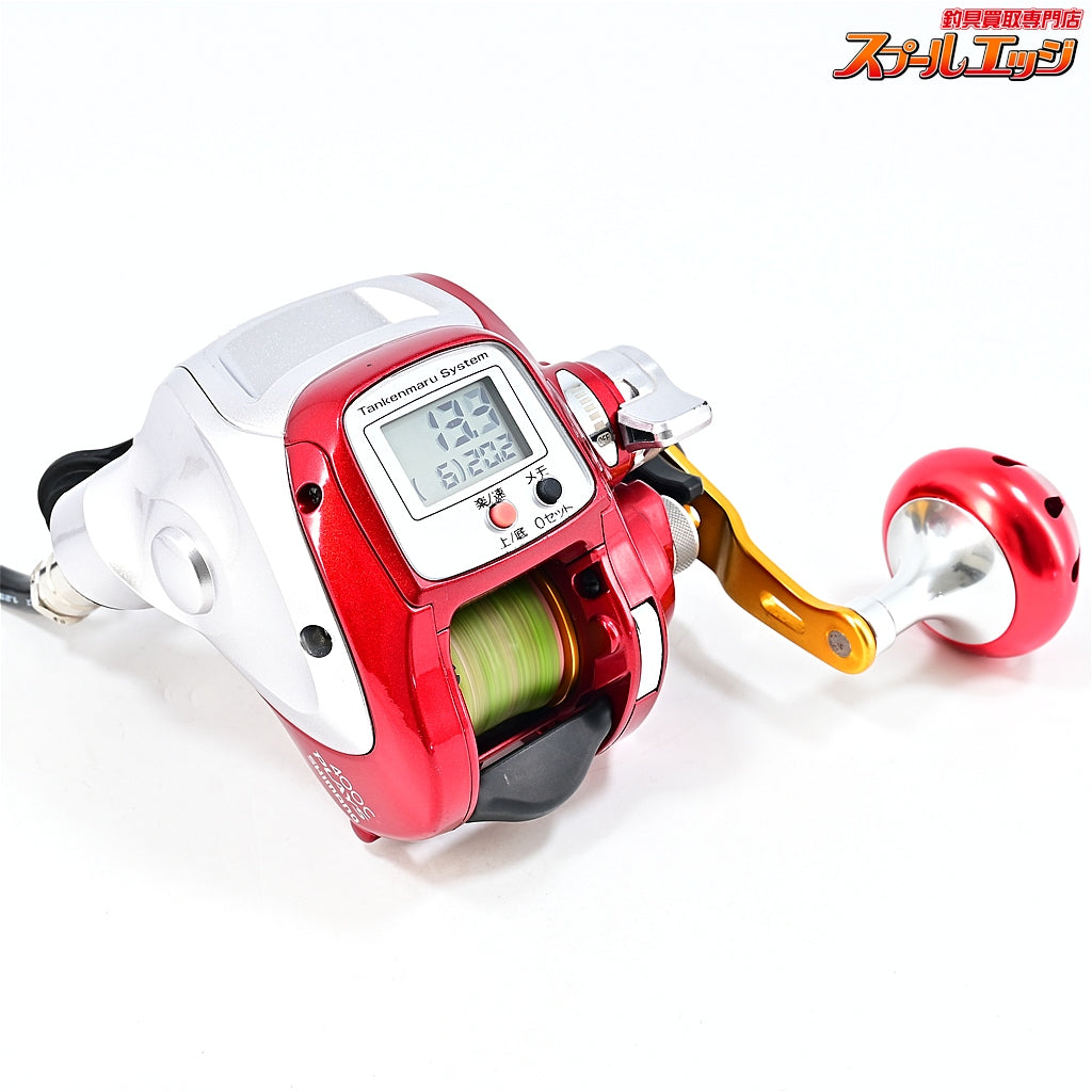 【シマノ】 電動丸 400C プレイズ 46mmカスタムハンドルノブ装着 SHIMANO DENDOU-MARU PLAYS