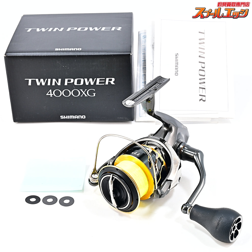 【シマノ】 20ツインパワー 4000XG SHIMANO ゴメクサスTPE30ハンドルノブ装着 TWINPOWER