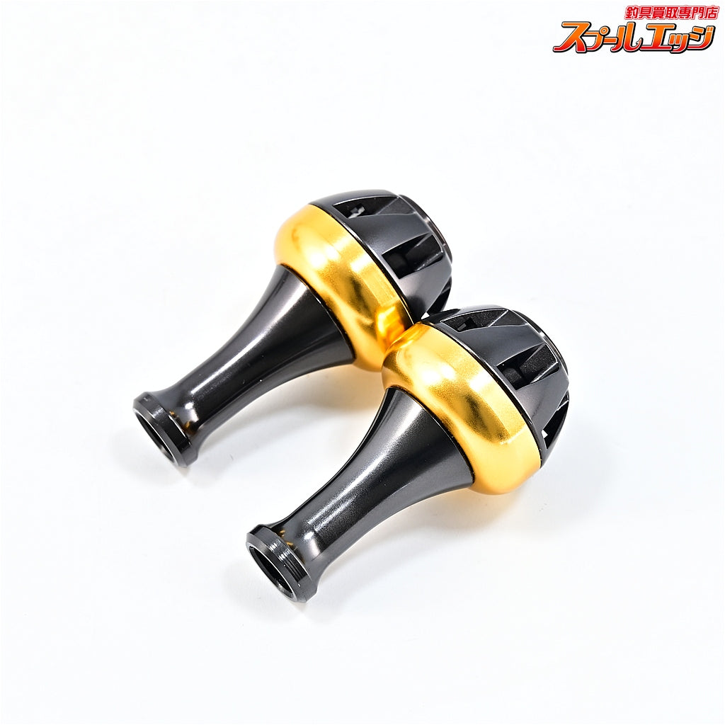 【ダイワxSLPワークス】 カラーアルミラウンドノブ S ゴールド 2点セット DAIWAxSLP-WORKS Custom HANDLEKONB