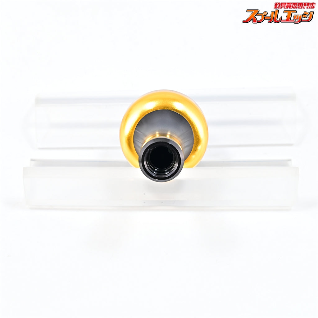 【ダイワxSLPワークス】 カラーアルミラウンドノブ S ゴールド 2点セット DAIWAxSLP-WORKS Custom HANDLEKONB