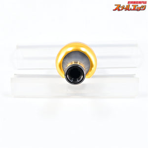 【ダイワxSLPワークス】 カラーアルミラウンドノブ S ゴールド 2点セット DAIWAxSLP-WORKS Custom HANDLEKONB