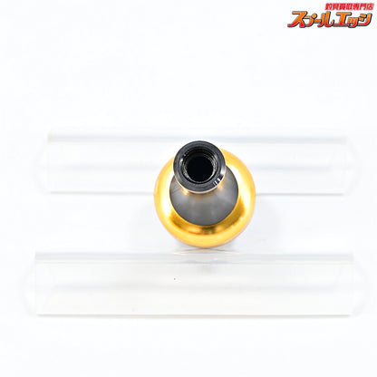 【ダイワxSLPワークス】 カラーアルミラウンドノブ S ゴールド 2点セット DAIWAxSLP-WORKS Custom HANDLEKONB