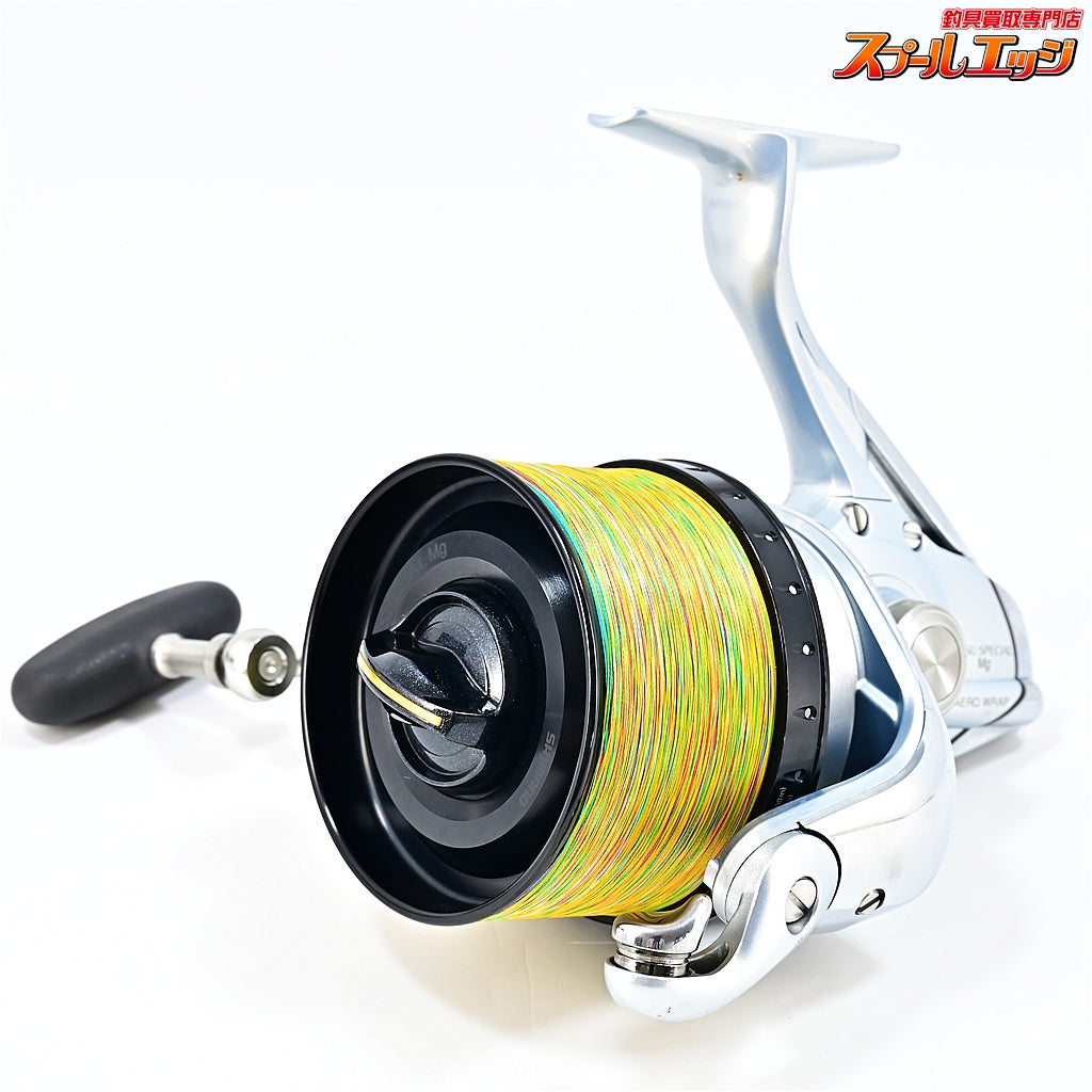 【シマノ】 08スーパーエアロ キススペシャルMg リバース 半時計回り仕様 夢屋ベールレスキット&タイプ1.5号スプール装着 ネオプレーンケース付 SHIMANO KISU-SPECIAL REVERSE
