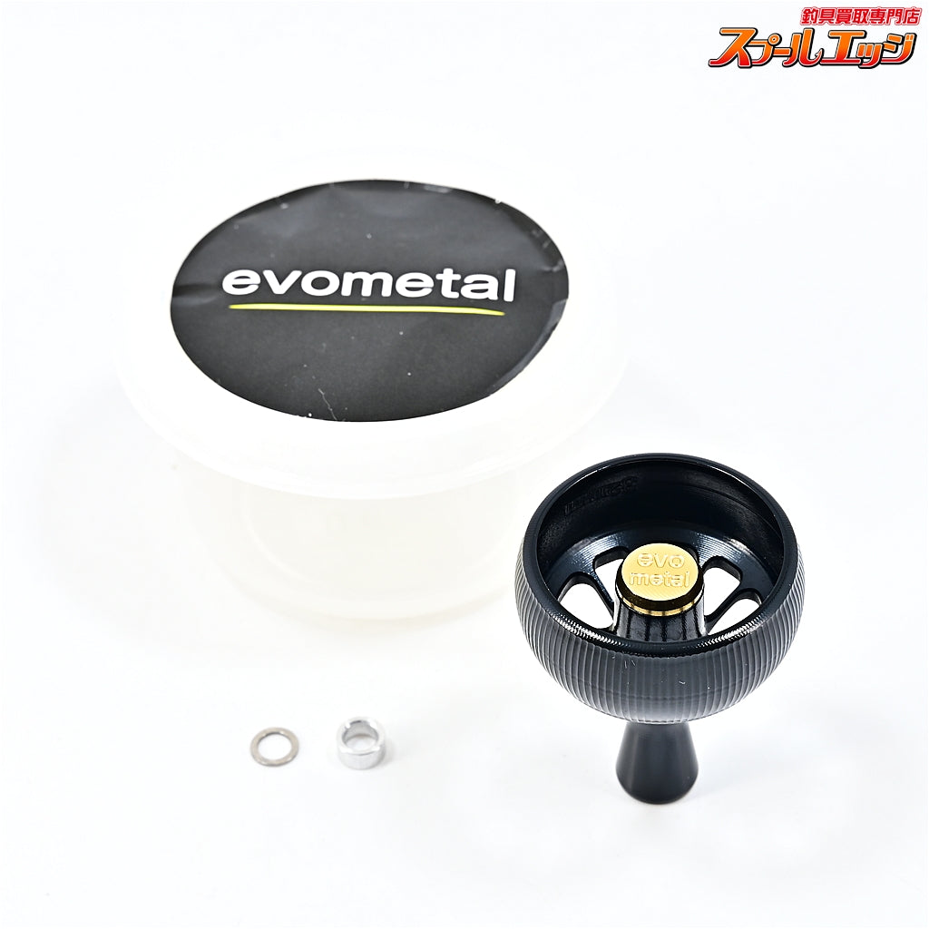 【エヴォメタル】 メタノブ 32 ブラック カスタムハンドルノブ EVOMETAL METAKNOB