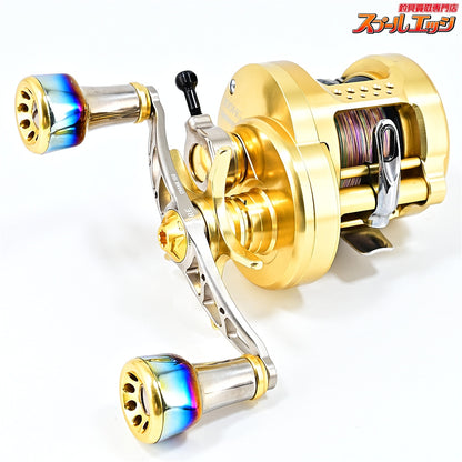 【シマノ】 15オシアコンクエスト 300HG リブレクランクフェザー100&リブレQ.R.A 197タイプ装着 SHIMANO OCEA CONQUEST